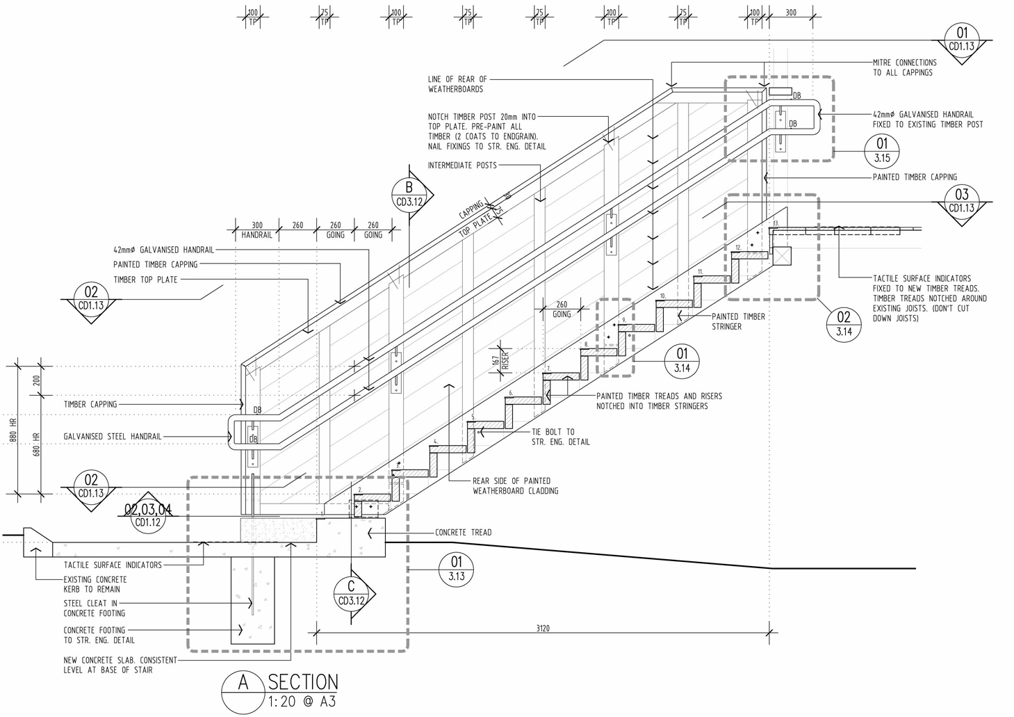 PHAB Architects » Aramac State School Stair